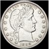 Image 1 : 1908 Silver Barber Quarter CLOSELY  UNCIRCULATED