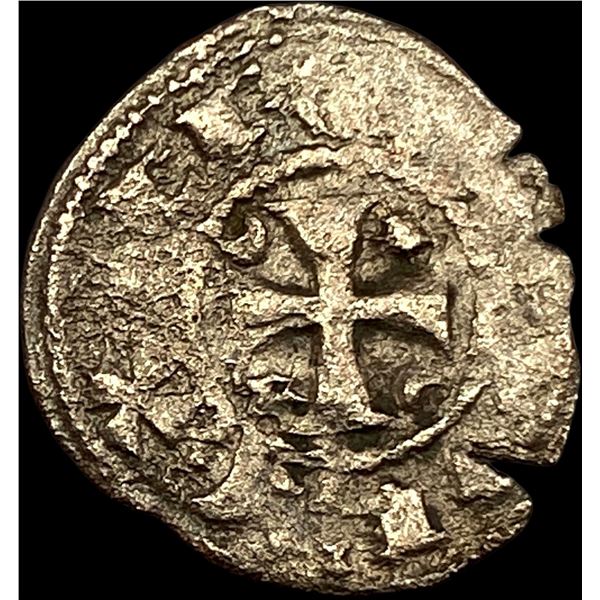 1248-1279 Portugal Alfonso III Silver Dinero NEARLY UNCIRCULATED
