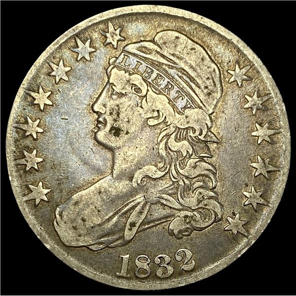 1832 Capped Bust Half Dollar ABOUT  UNCIRCULATED