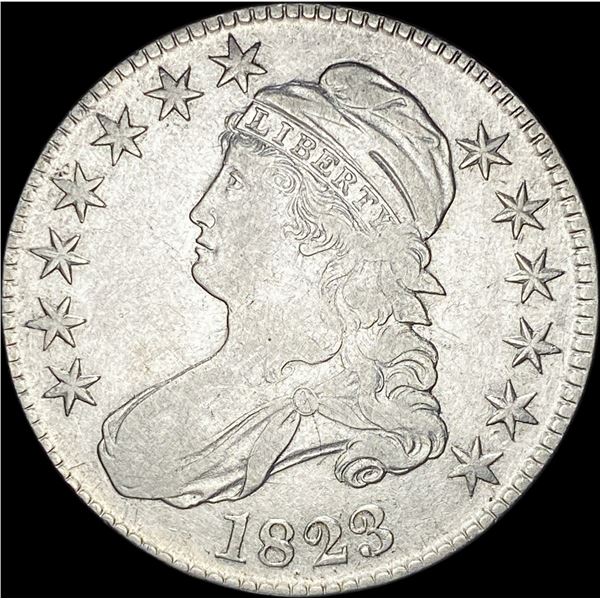 1823 Capped Bust Half Dollar LIGHTLY  CIRCULATED