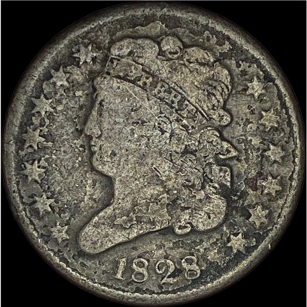 1828 Classic Head Half Cent NICELY CIRCULATED
