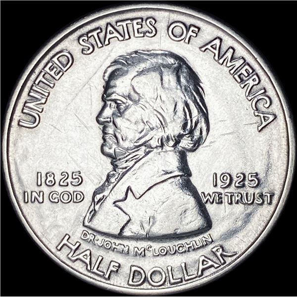 1925 Silver Vancouver Half Dollar NEARLY  UNCIRCULATED