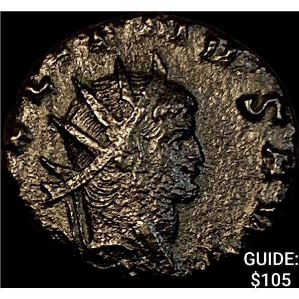 Roman Gallienus 253-268 AD Bronze Dbl Denarius CHOICE AU