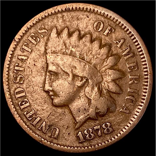 1878 Indian Head Cent LIGHTLY CIRCULATED