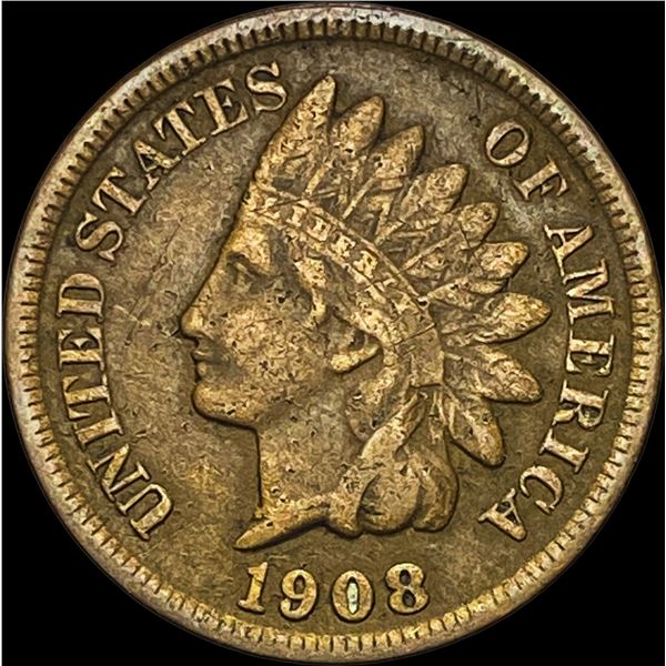 1908-S Indian Head Cent NEARLY UNCIRCULATED