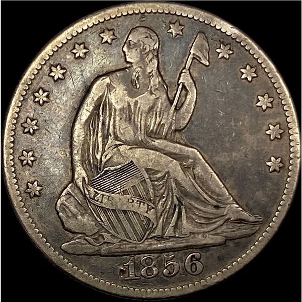 1856-O Silver Half Dollar NEARLY UNCIRCULATED