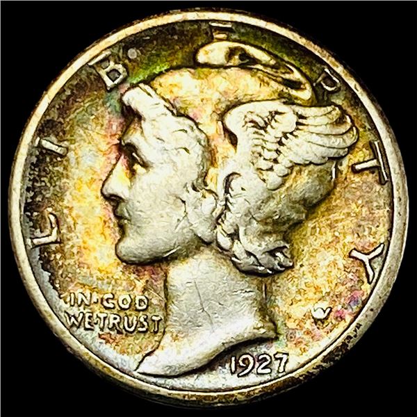 1927-S Silver Mercury Dime LIGHTLY CIRCULATED
