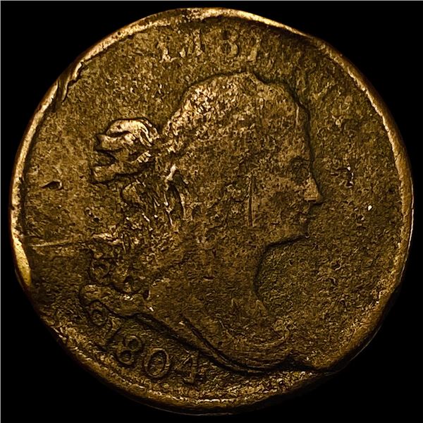 1804 Draped Bust Half Cent HIGH GRADE