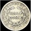 Image 2 : 1838 Seated Liberty Half Dime LIGHTLY  CIRCULATED