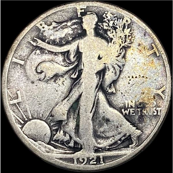 1921-S Walking Liberty Half Dollar NICELY  CIRCULATED