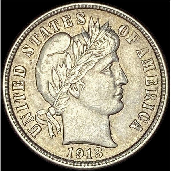 1913 Barber Dime CLOSELY UNCIRCULATED