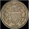 Image 1 : 1867 Bronze Two-Cent Piece ABOUT UNCIRCULATED
