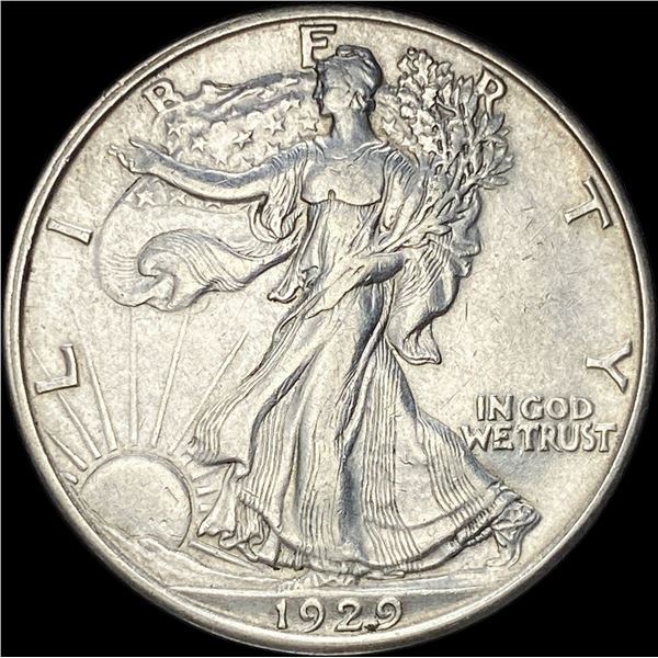 1929-D Walking Liberty Half Dollar CLOSELY  UNCIRCULATED