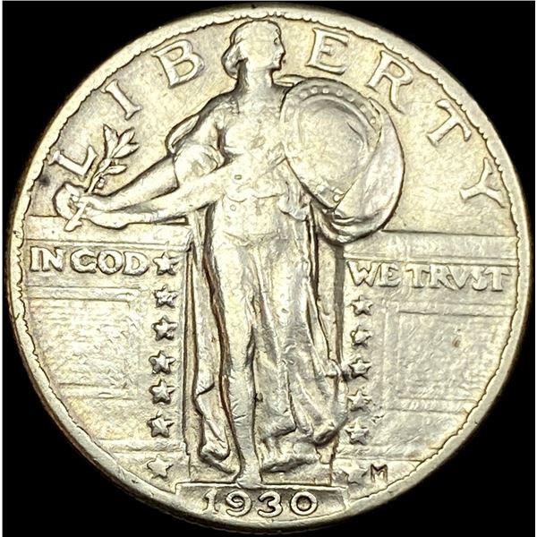 1930 Standing Liberty Silver Quarter NEARLY  UNCIRCULATED