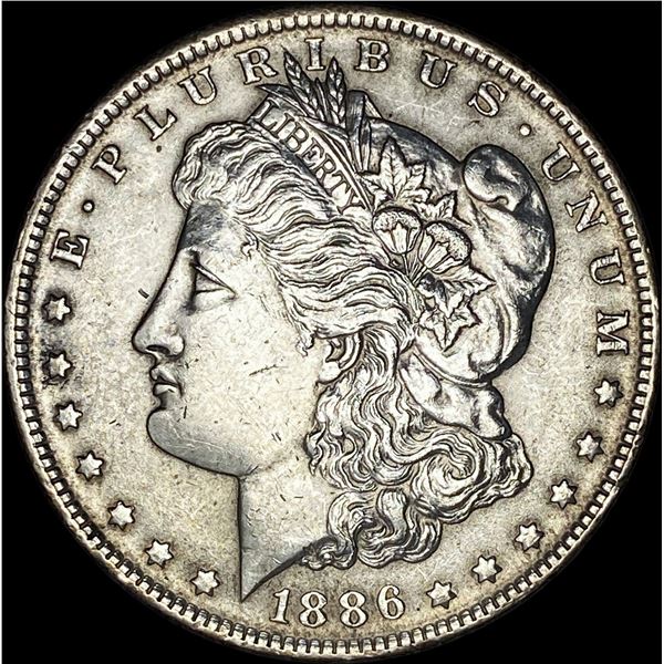 1886-O Silver Morgan Dollar CHOICE AU