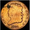 Image 1 : 1834 Classic Head Half Cent NICELY CIRCULATED