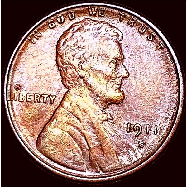 1911-S Lincoln Wheat Cent UNCIRCULATED