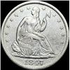 Image 1 : 1847-O Silver Half Dollar CLOSELY  UNCIRCULATED