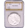 Image 1 : 1922 Silver Peace Dollar PGA MS65