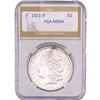 Image 1 : 1921-D Morgan Silver Dollar PGA MS64