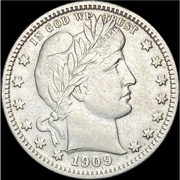1909-D Barber Silver Quarter CLOSELY  UNCIRCULATED