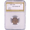 Image 1 : 1909 VDB Wheat Cent PGA MS66 RB