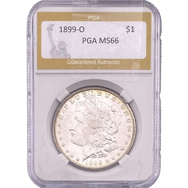 1899-O Morgan Silver Dollar PGA MS66
