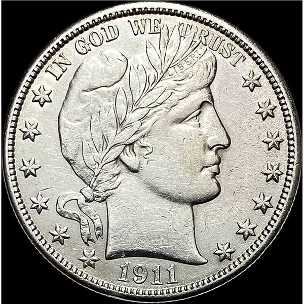 1911 Barber Silver Half Dollar CLOSELY  UNCIRCULATED