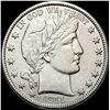 Image 1 : 1911 Barber Silver Half Dollar CLOSELY  UNCIRCULATED