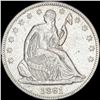 Image 1 : 1861 Seated Liberty Half Dollar CLOSELY  UNCIRCULATED