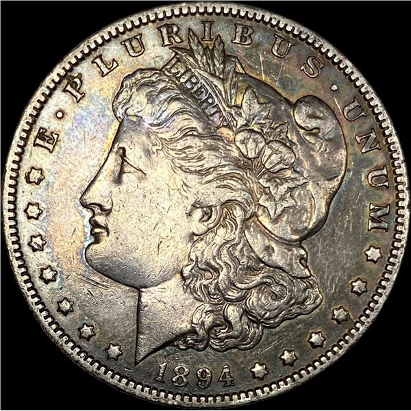 1894-O Silver Morgan Dollar NEARLY  UNCIRCULATED