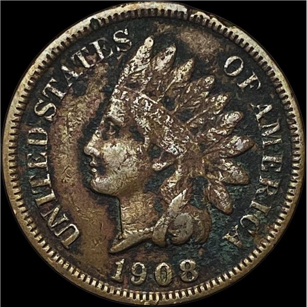 1908-S Indian Head Cent NICELY CIRCULATED