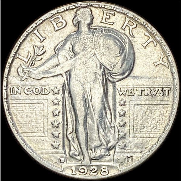 1928-D Standing Liberty Quarter NEARLY  UNCIRCULATED