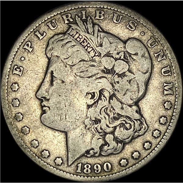 1890-CC Silver Morgan Dollar LIGHTLY  CIRCULATED