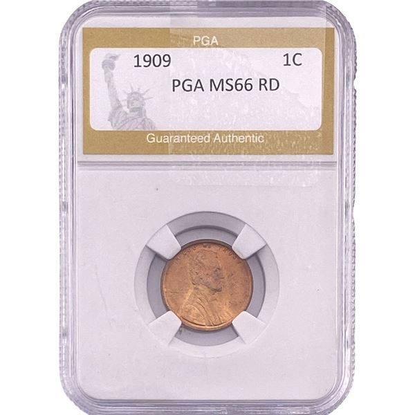 1909 Wheat Cent PGA MS66 RD