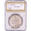 Image 1 : 1878 8TF Morgan Silver Dollar PGA MS63