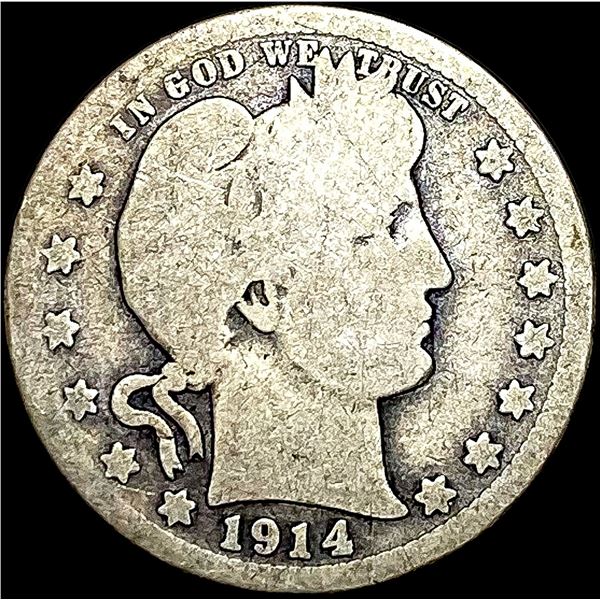 1914-S Barber Half Dollar NICELY CIRCULATED