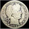 Image 1 : 1914-S Barber Half Dollar NICELY CIRCULATED