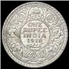 Image 2 : 1918 British Inda Silver Rupee UNCIRCULATED