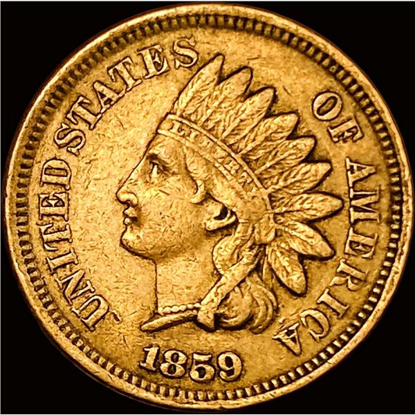 1859 Indian Head Cent NEARLY UNCIRCULATED