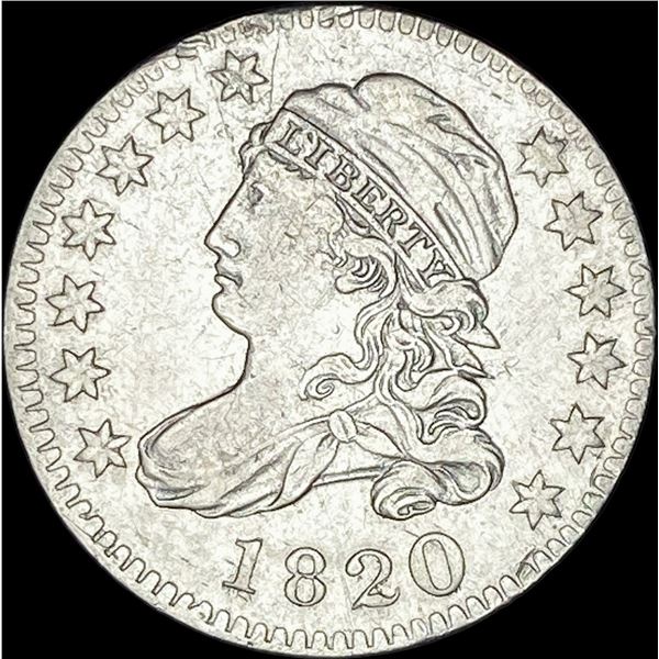 1820 Capped Bust Silver Dime CLOSELY  UNCIRCULATED