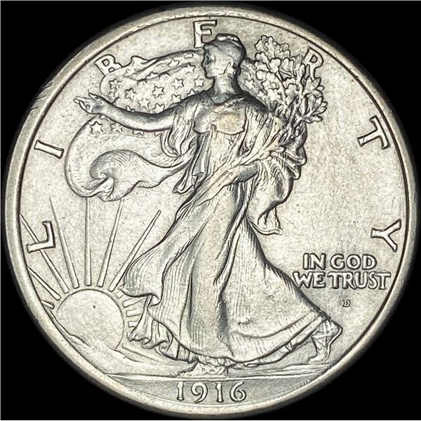 1916-D Walking Liberty Half Dollar  UNCIRCULATED