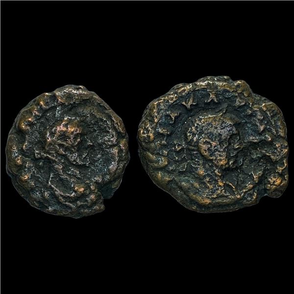 [2 Coins]Roman Egypt 235-284 AD BI Tetradrachm NEARLY UNCIRCULATED