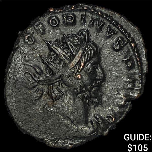 Romano Gallic Victoinus 269-271 AD BI Dbl Denarius CHOICE AU