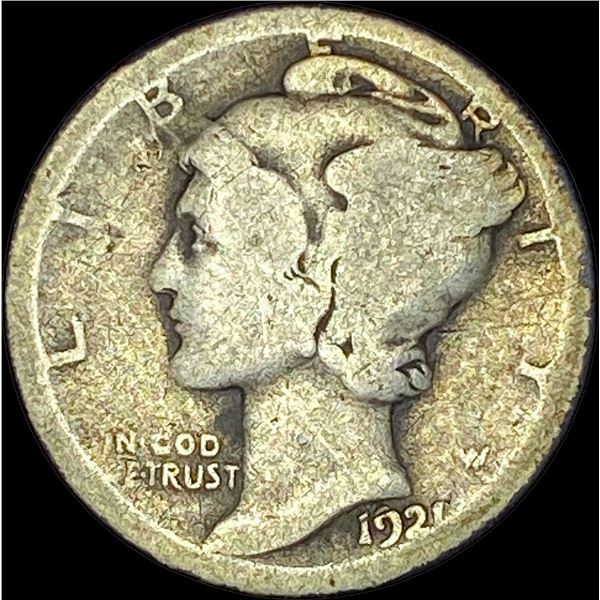 1921 Silver Mercury Dime NICELY CIRCULATED