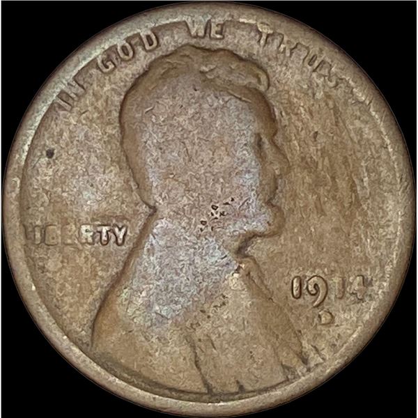 1914-D Lincoln Wheat Cent NICELY CIRCULATED
