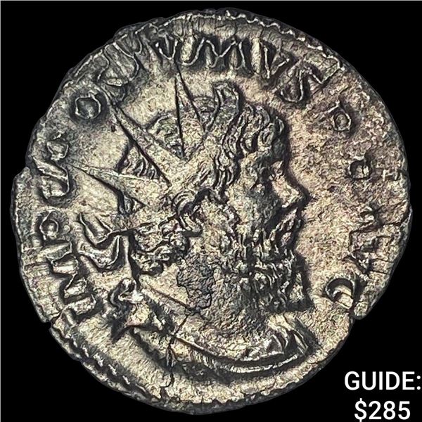 Roman Postumus 260-269 AS Silver Dbl Denarius CHOICE AU