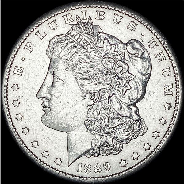 1889-S Silver Morgan Dollar CHOICE AU