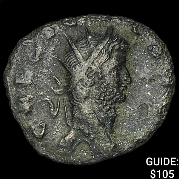 Roman Gallienus 253-268 AD BI Dbl Denarius CHOICE AU