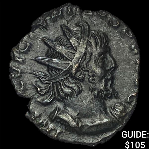 Romano-Gallic Victorinus 269-271 BI Dbl Denarius CHOICE AU